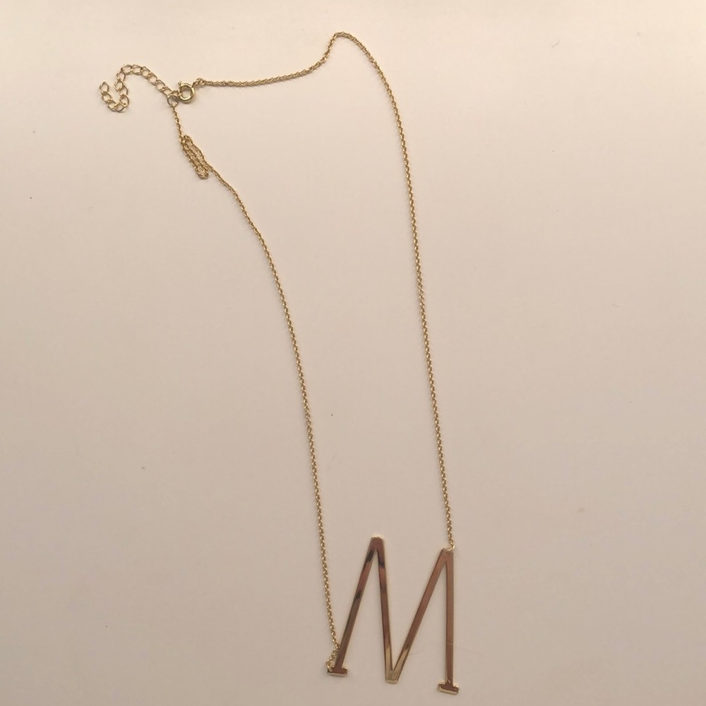 ‘M’ necklace
